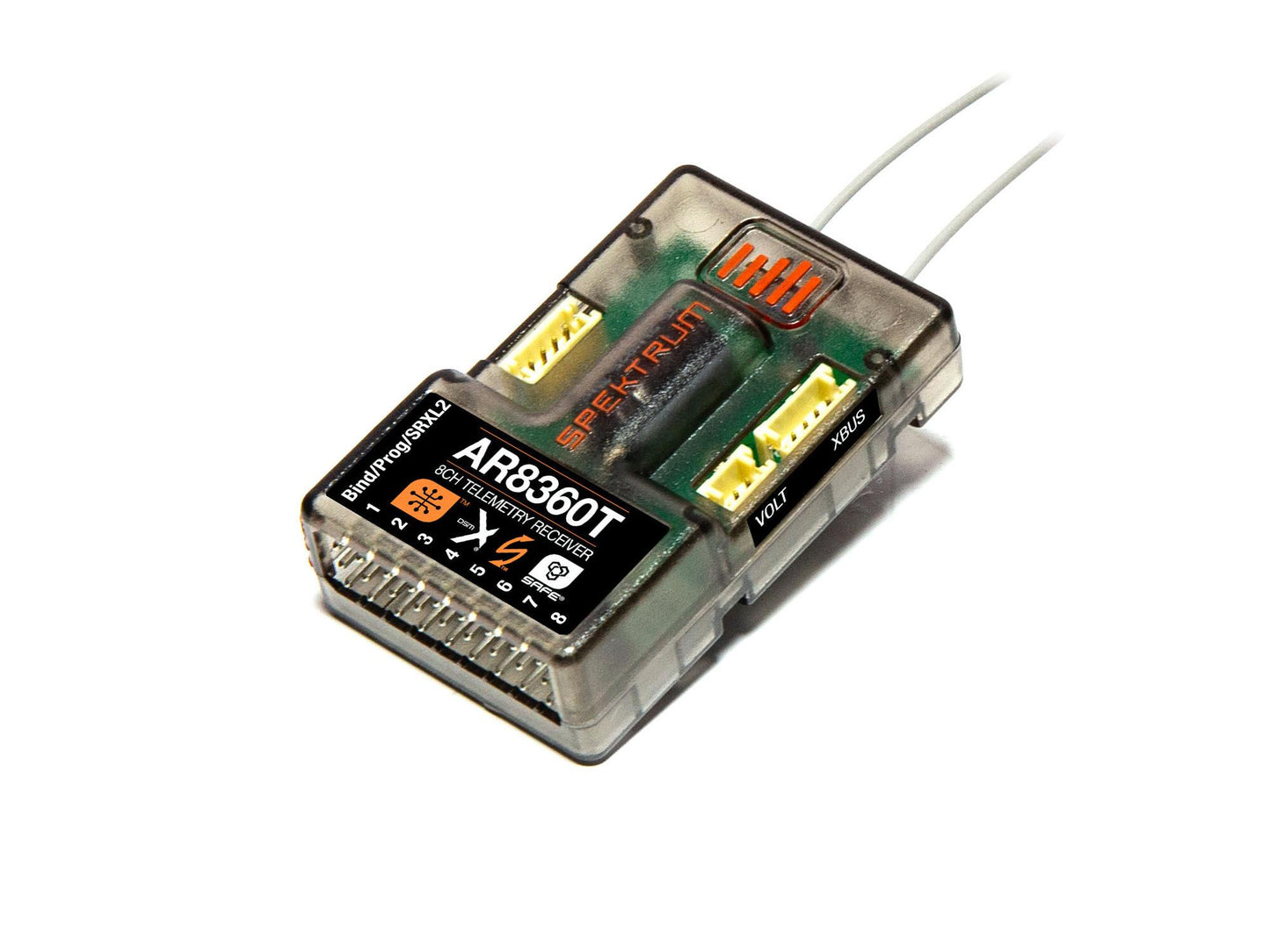 Spektrum AR8360T 8 Channel SAFE & AS3X Telemetry Receiver SPMAR8360T