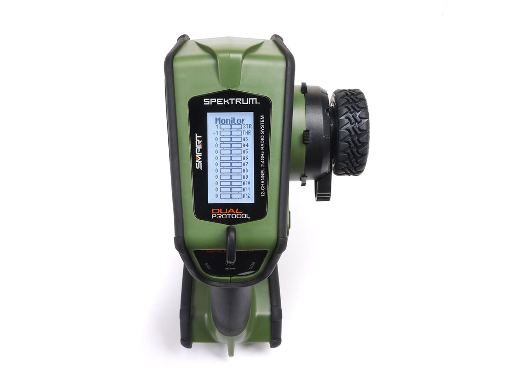 Spektrum DX Rugged+ 12-Channel DSMR+ Transmitter, Green SPMR6220G