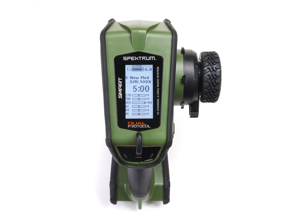 Spektrum DX Rugged+ 12-Channel DSMR+ Transmitter, Green SPMR6220G