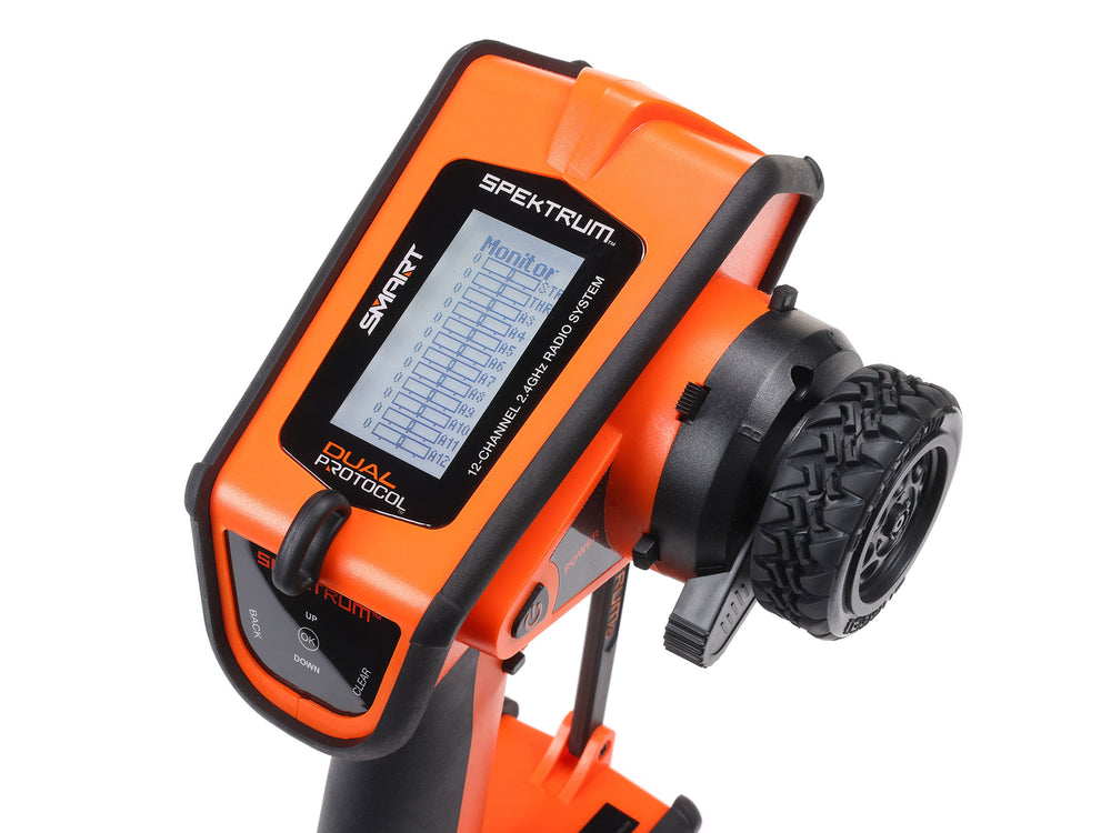Spektrum DX Rugged+ 12-Channel DSMR+ Transmitter, Orange SPMR6220O