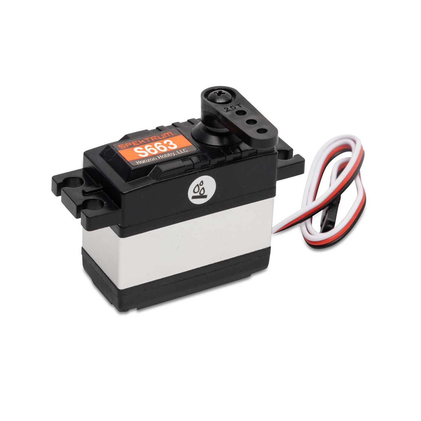 Spektrum S663 5.5kg Standard Waterproof Plastic Gear Servo, 25T SPMS663