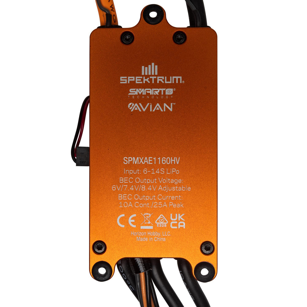 Spektrum Avian 160A HV Brushless Smart ESC 6S-14S SPMXAE1160HV