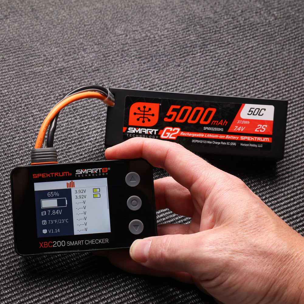 Spektrum Smart LiPo Battery Checker & Servo Tester SPMXBC200