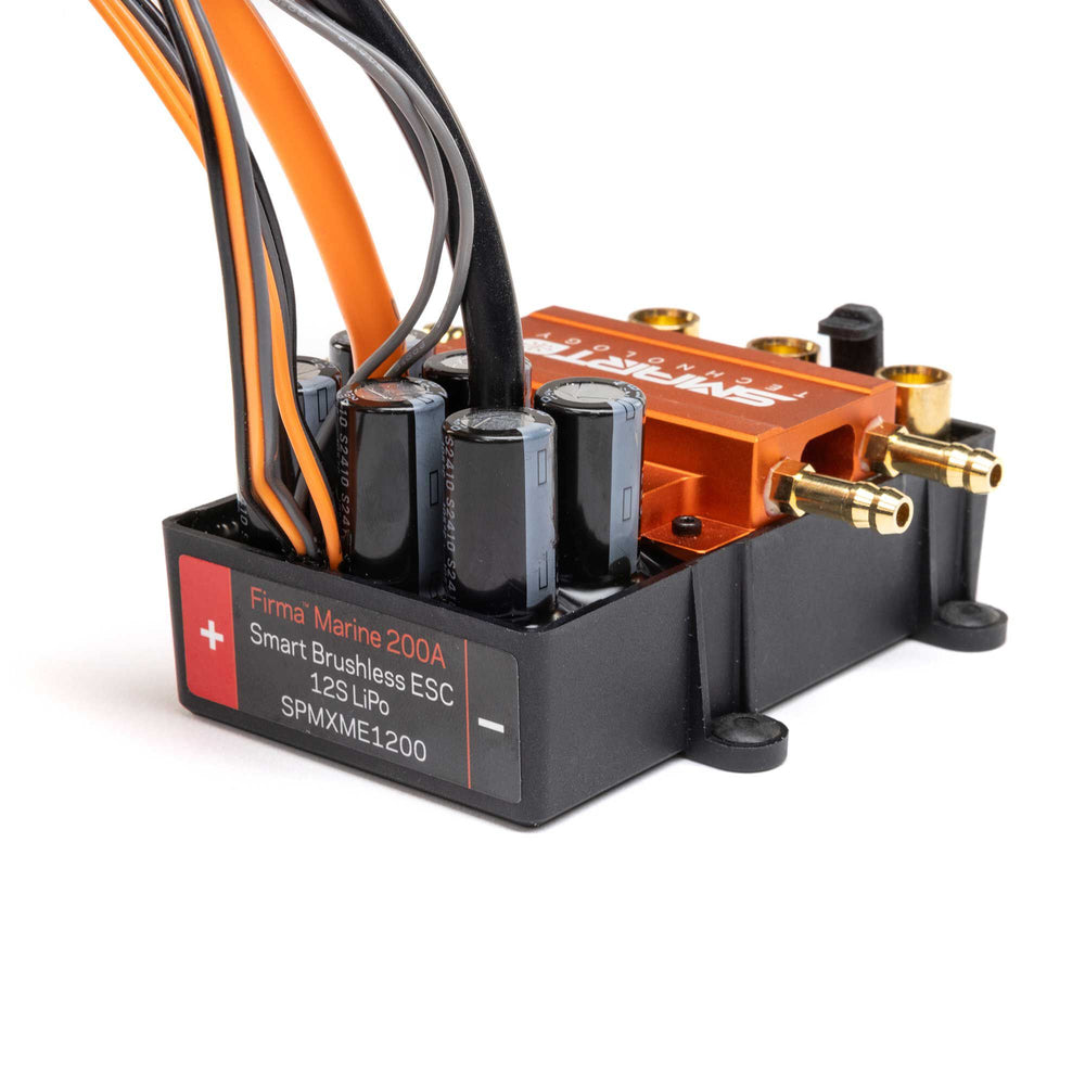 Spektrum Firma 200A Brushless Smart Marine ESC, 12S SPMXME1200