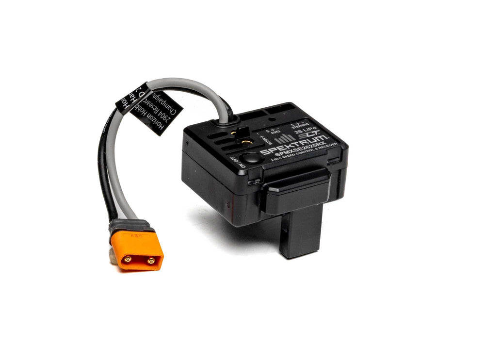Spektrum 25A Brushed 2-n-1 ESC / SLT Rx, Grom SPMXSE2625RX