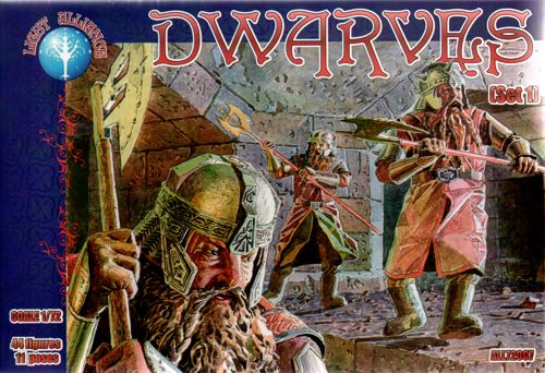 Dark Alliance ALL72007 1:72 Dwarves Set 1