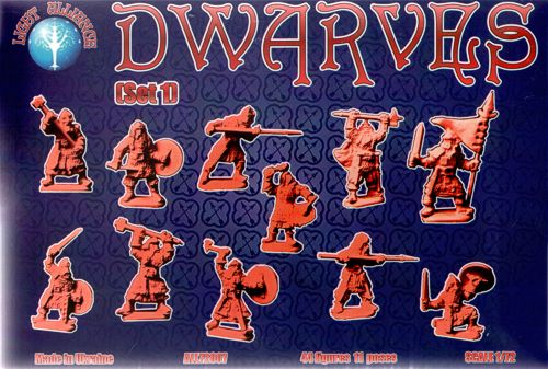 Dark Alliance ALL72007 1:72 Dwarves Set 1