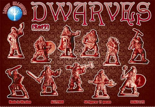 Dark Alliance ALL72008 1:72 Dwarves set 2