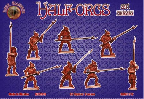 Dark Alliance ALL72015 1:72 Half-orcs set 1
