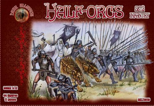 Dark Alliance ALL72016 1:72 Half-orcs set 2