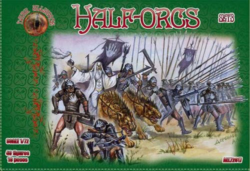 Dark Alliance ALL72017 1:72 Half-orcs set 3