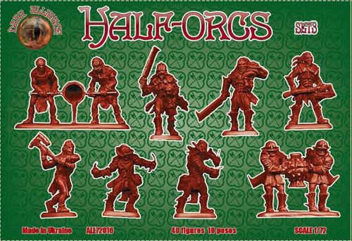 Dark Alliance ALL72017 1:72 Half-orcs set 3