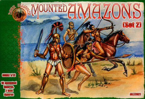 Dark Alliance ALL72021 1:72 Mounted Amazons