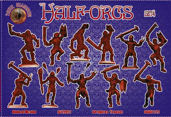 Dark Alliance ALL72022 1:72 Half-orcs set 4