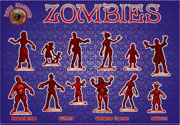 Dark Alliance ALL72023 1:72 Zombies set 1