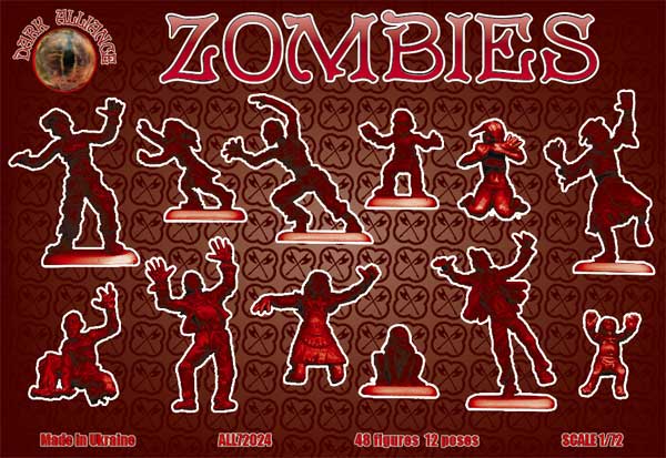 Dark Alliance ALL72024 1:72 Zombies set 2