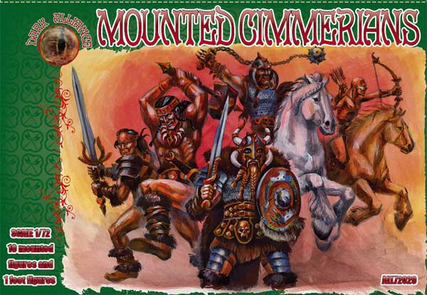 Dark Alliance ALL72029 1:72 Mounted Cimmerians.
