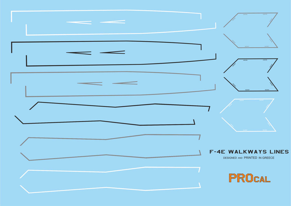 Procal PD32-102 1:32 F-4E/RF-4E Phantom Walkway Decals