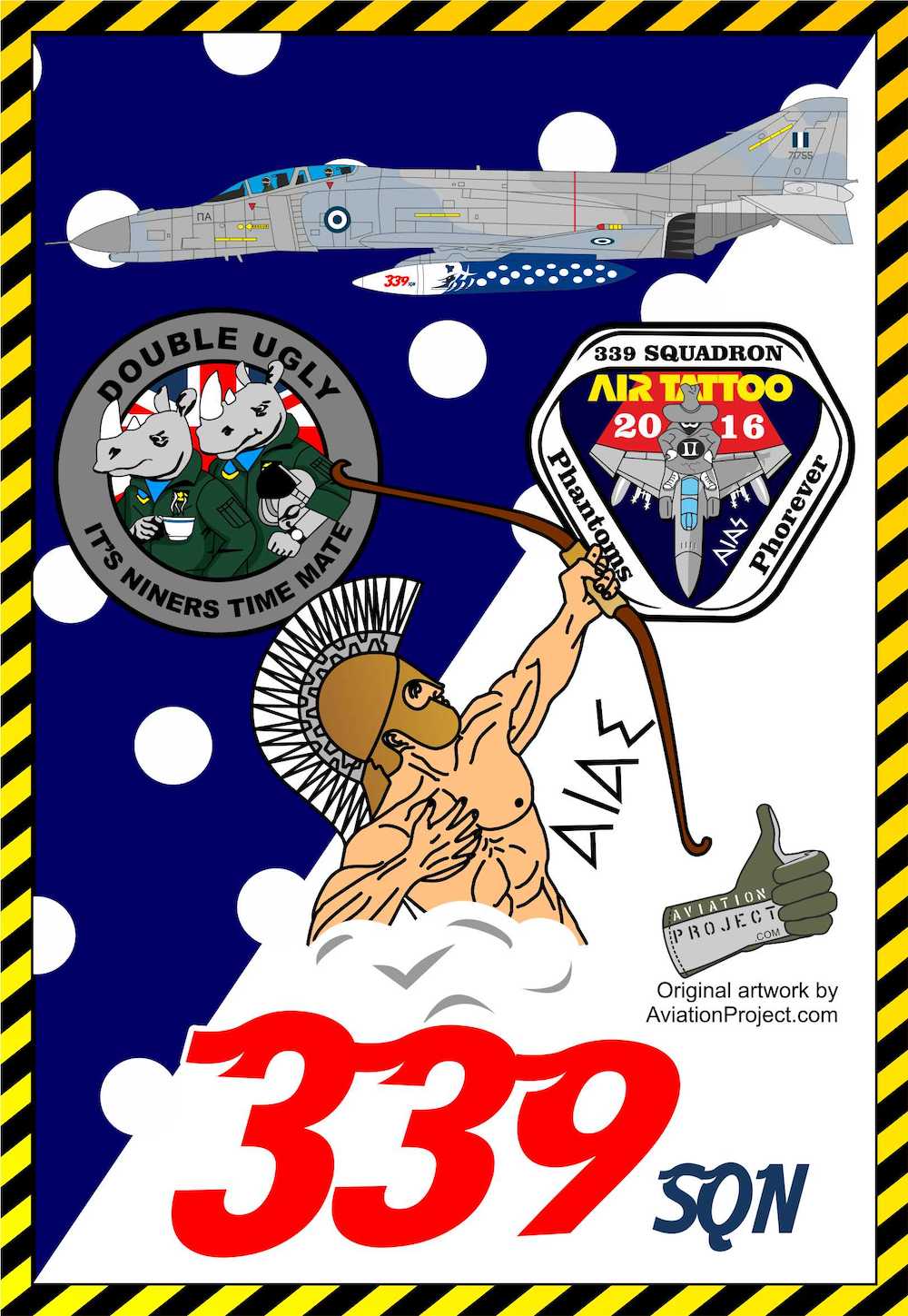 Procal PD32-204 1:32 F-4E Phantom 339 SQ RIAT 2016 Decals