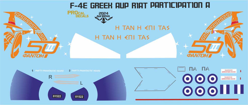 Procal PD32-2408 1:32 F-4E Phantom AUP 338SQ RIAT 2024