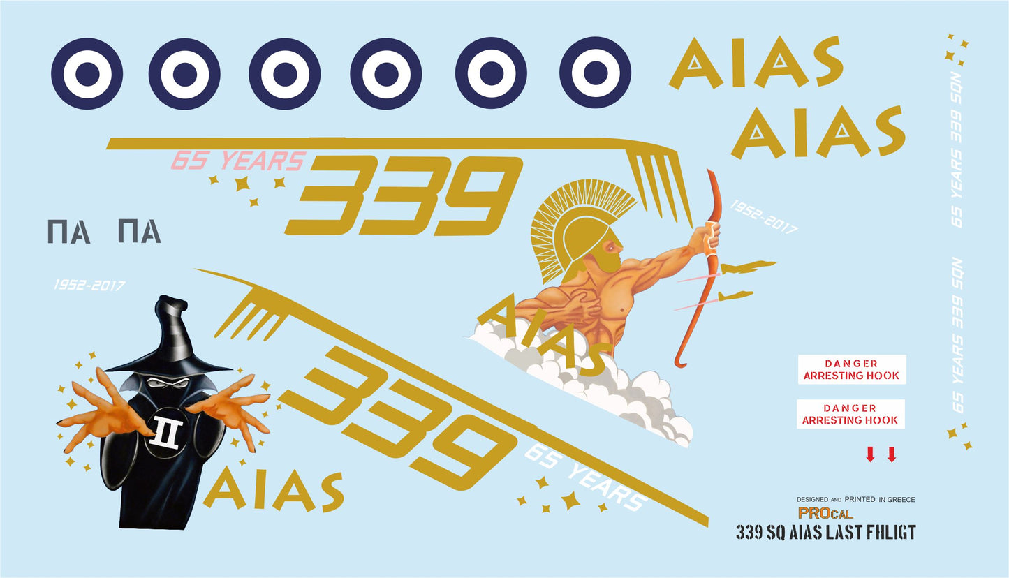 Procal PD32-902 1:32 F-4E Phantom AUP 339 Sqn Last Phlight