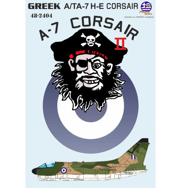 Procal Decals PD48-2404 1:48 GREEK LTV A-7A A-7B A-7D A-7E Corsair SET