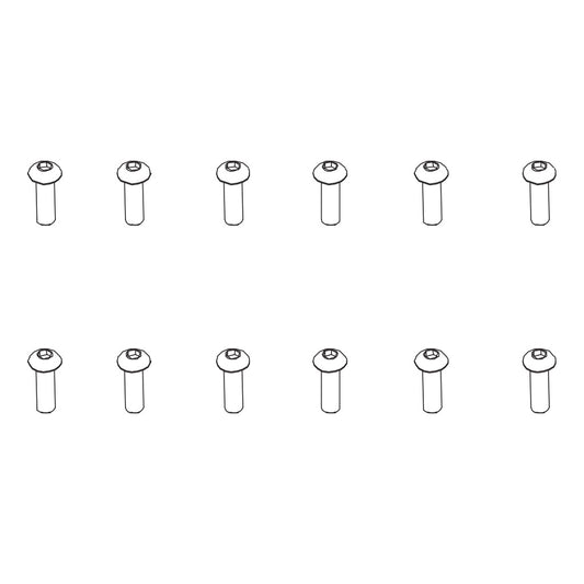 PD Racing B Head Hex Screw HM3x10 12pcs 502-022