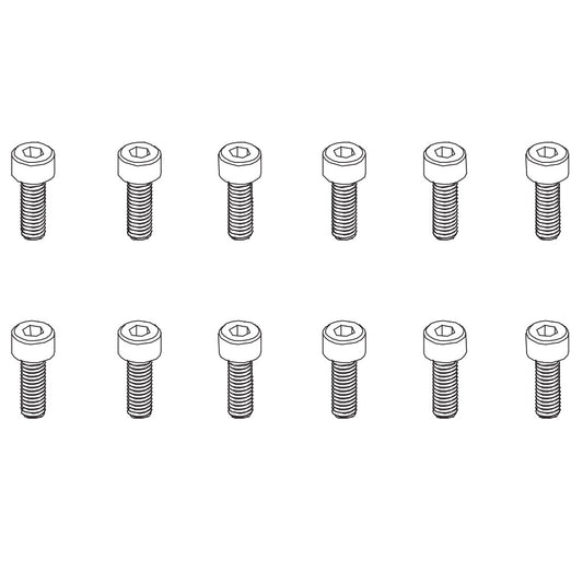 PD Racing Hex Screw HM4x12 12pcs 602-085