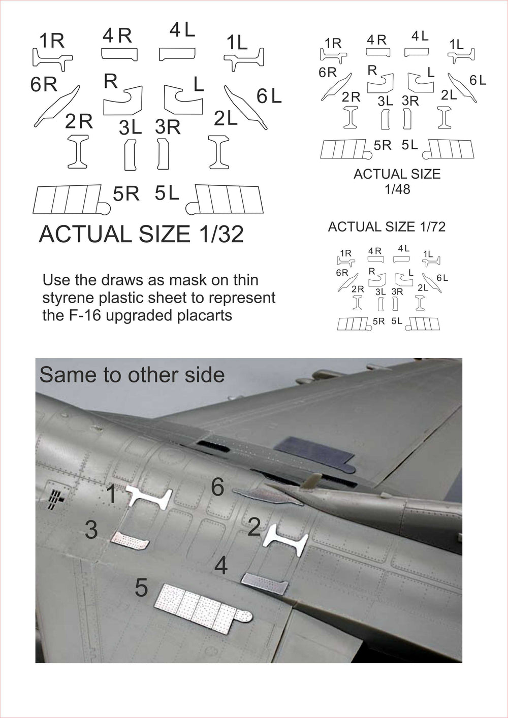 Procal Decals PD72-2201 1:72 64TH AGGRESSORS Lockheed-Martin F-16 WRAITH PAINT