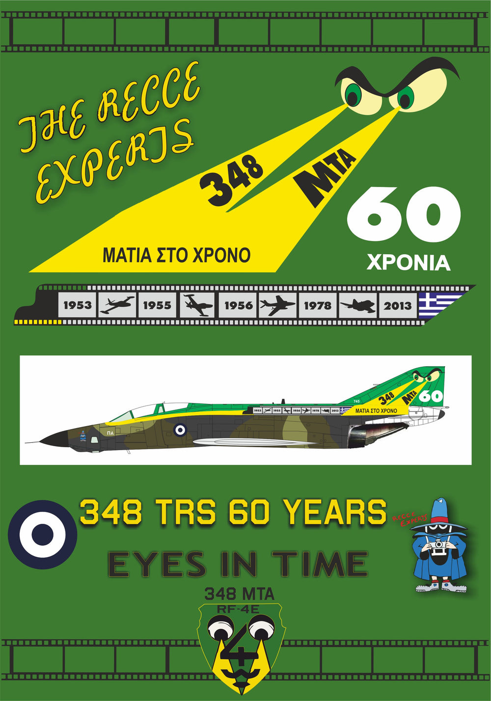 Procal PD72-903 1:72 RF-4E Phantom II 348 Sq TRS 60 Years