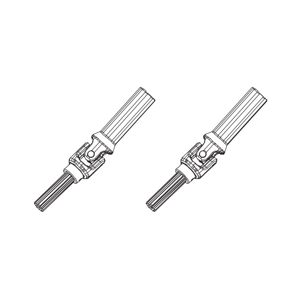 PD Racing Slider Shaft Female Assembly 2pcs 1:10 861-014