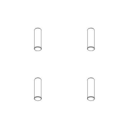 PD Racing Idler Gear Shaft 4pcs 1:10 861-083