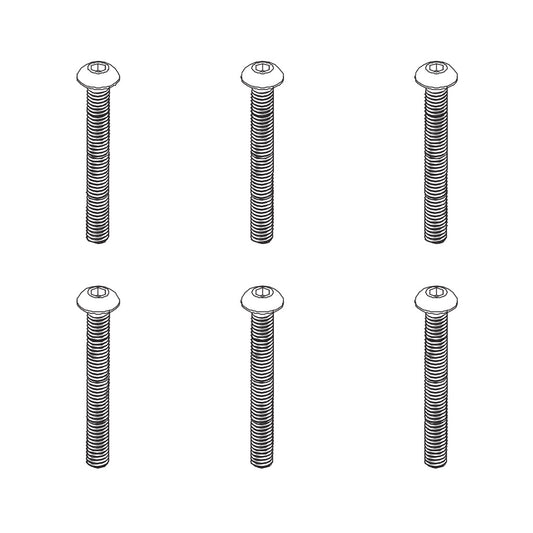PD Racing B Head Hex Screw HM4x36 6pcs 861-096