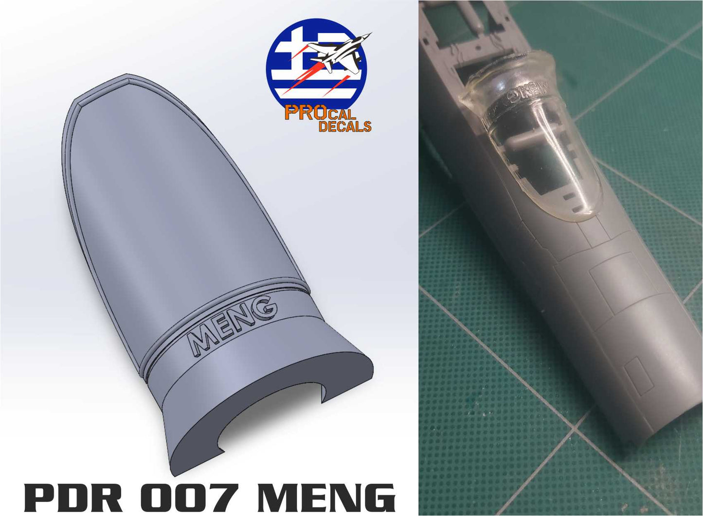 Procal Decals PDR007 1:48 McDonnell F-4E Phantom ONE PIECE WINDSHIELD