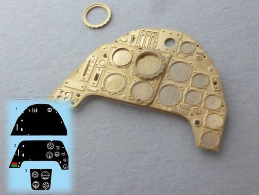 Airscale ASPE24GUS 1:24 Messerschmitt Bf-109G-2/G-6 Instrument Panel