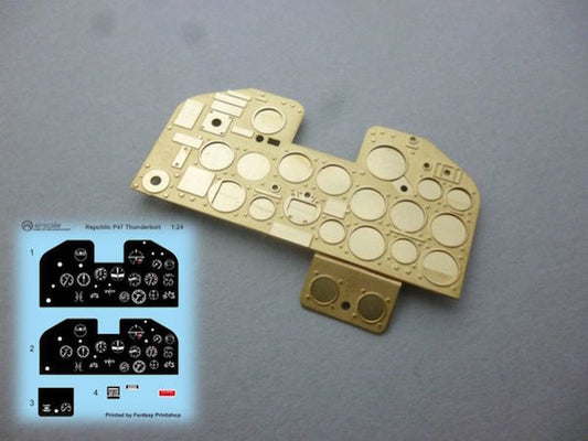 Airscale ASPE24HUR 1:24 Hawker Hurricane Mk.I multi-media Instrument panel