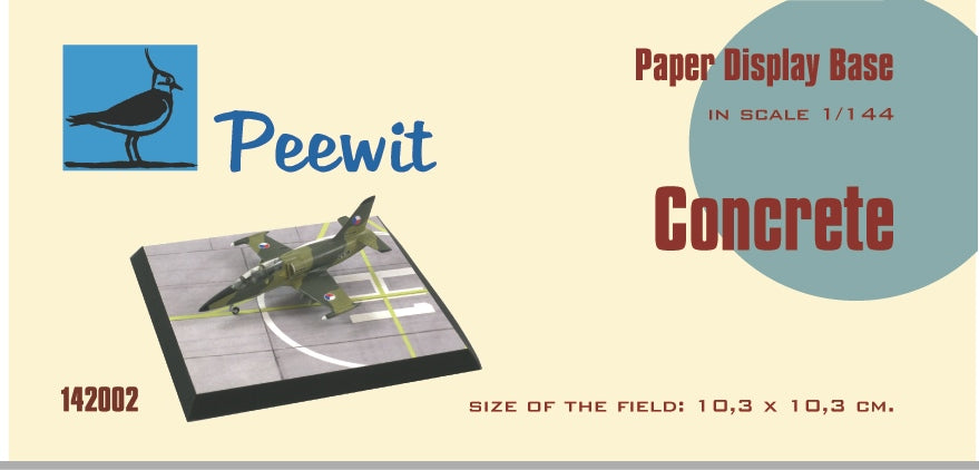 Peewit PEE142002 1:144 Concrete Field 10.3 x 10.3cm