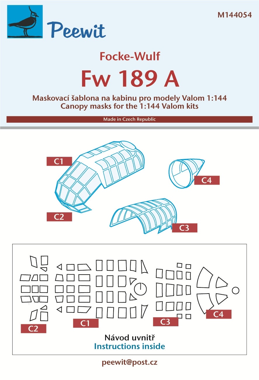 Peewit PEE144054 1:144 Focke-Wulf Fw-189A-1