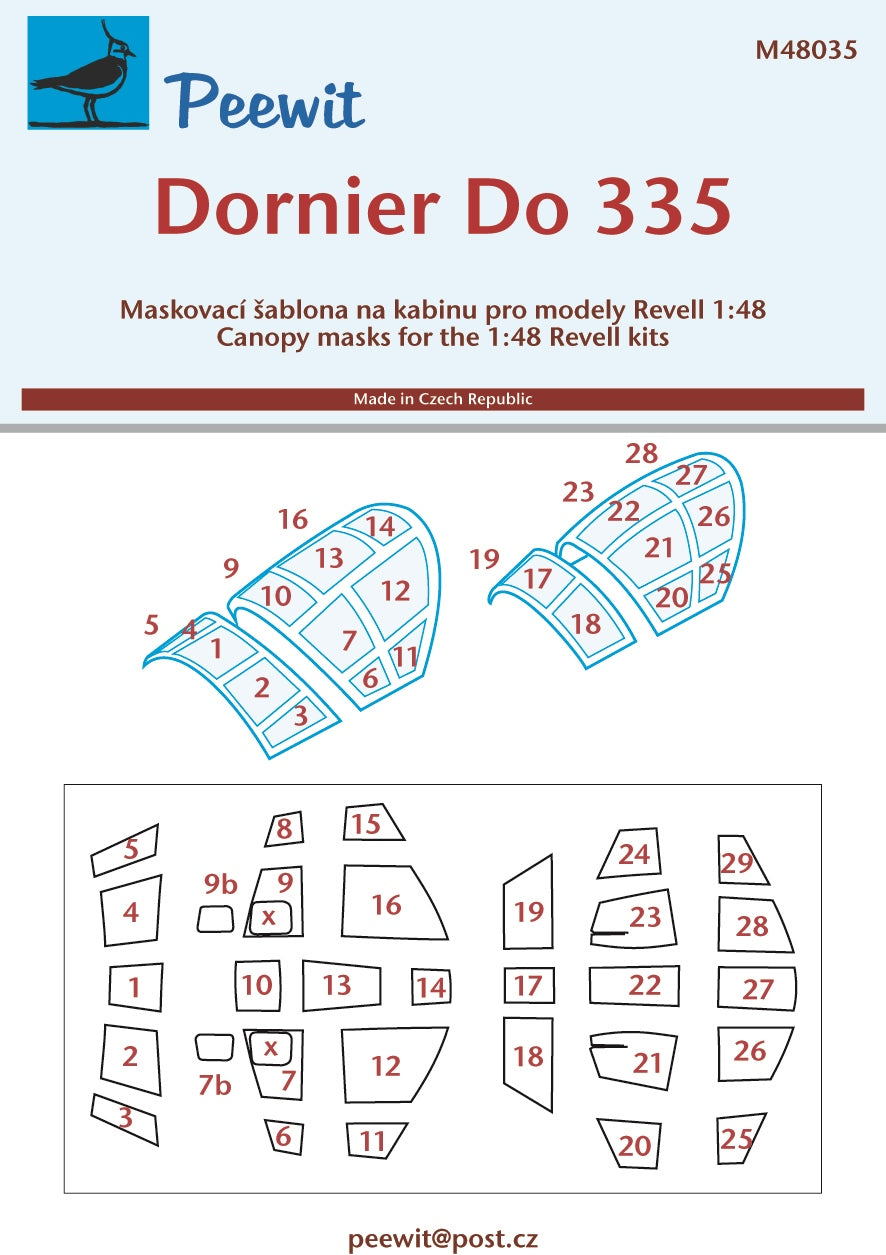 Peewit PEE48035 1:48 Dornier Do-335 "Pfeil"