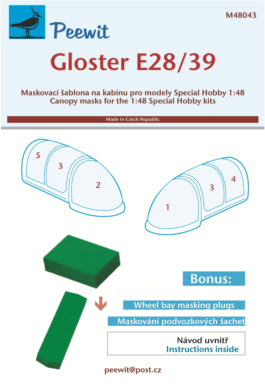 Peewit PEE48043 1:48 Gloster E.28/39 Pioneer-