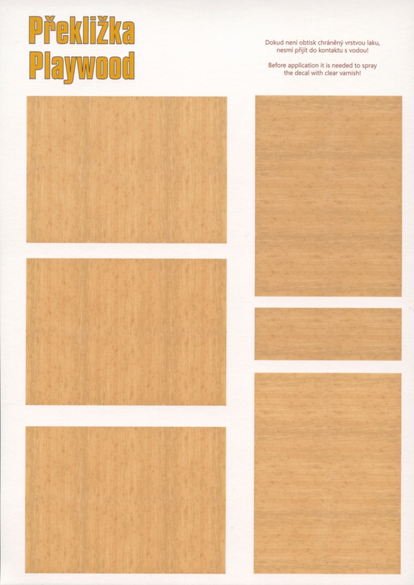Peewit PEE49001 1:48 Plywood