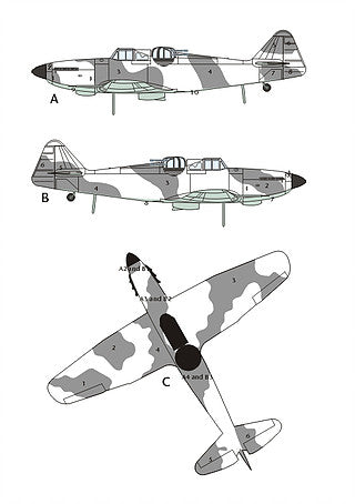 Peewit PEE71001 1:72 Boulton-Paul Defiant Mk.I 'B' Scheme Paint Masks