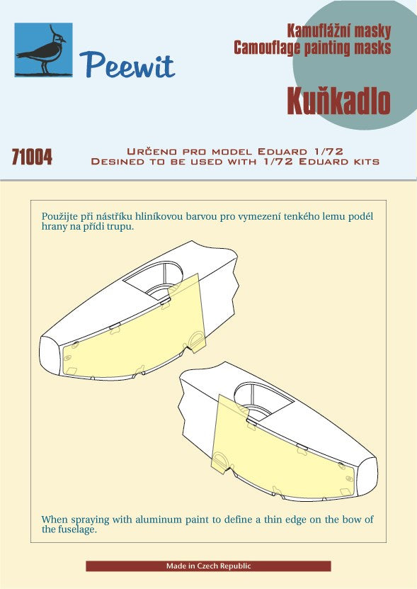 Peewit PEE71004 1:72 Kunkadlo
