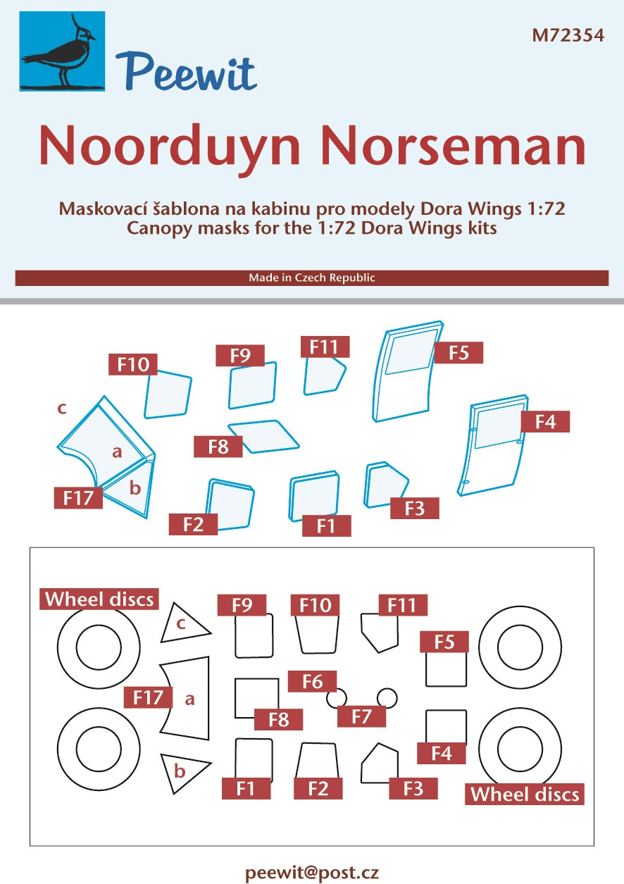 Peewit PEE72354 1:72 Noorduyn Norseman
