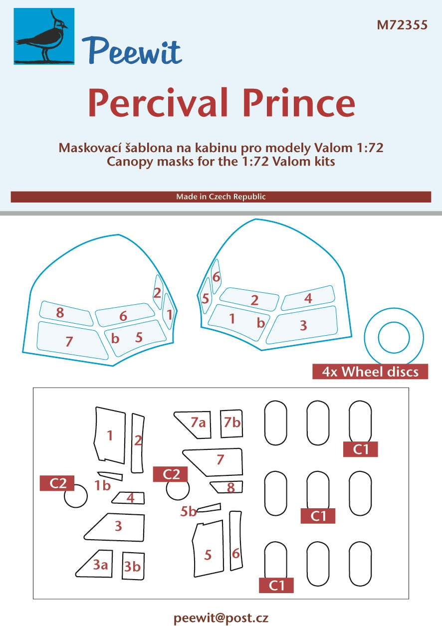 Peewit PEE72355 1:72 Percival P.50 Sea Prince C.1