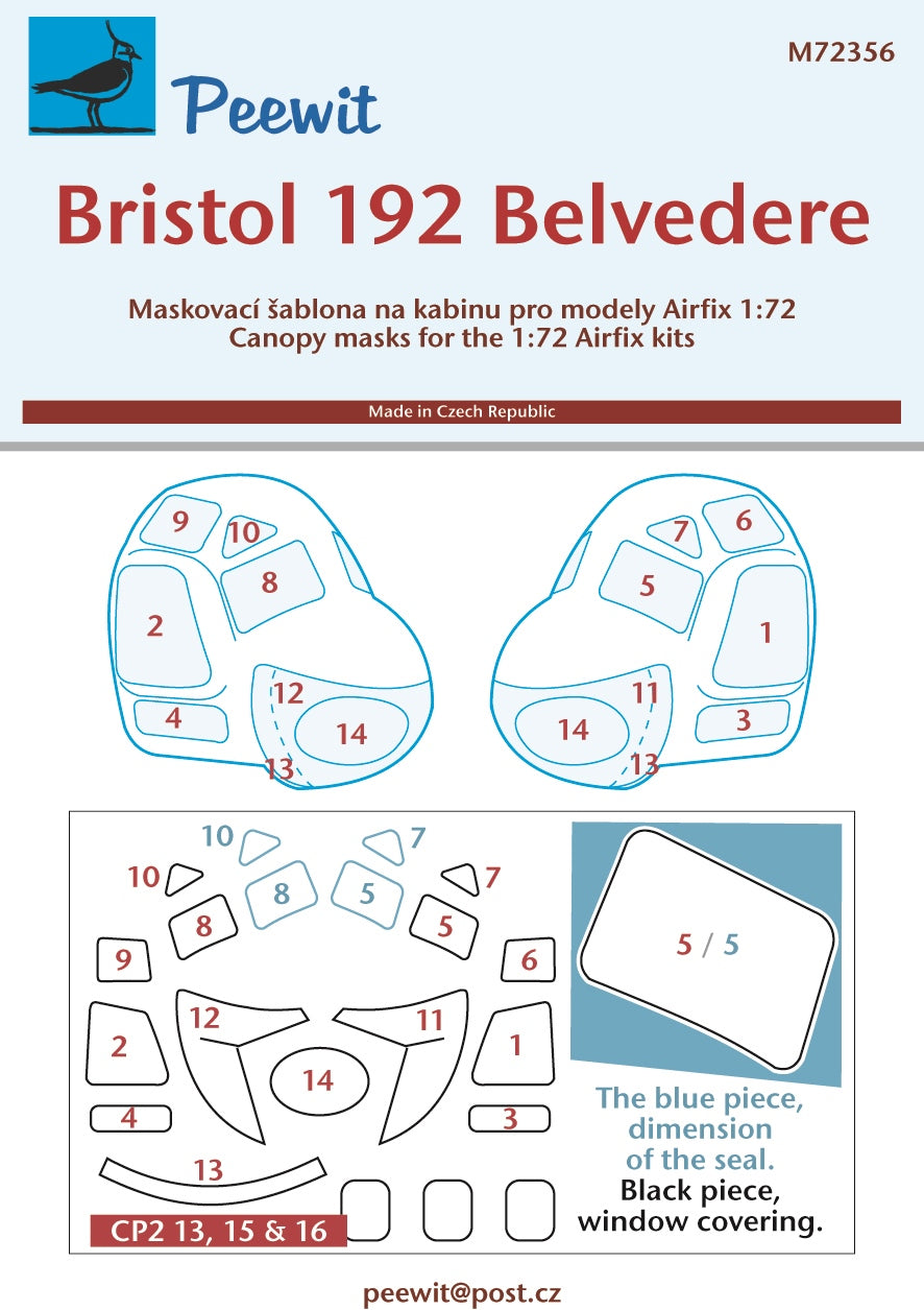 Peewit PEE72356 1:72 Bristol 192 Belvedere
