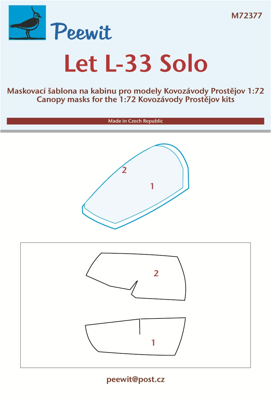 Peewit PEE72377 1:72 Let L-33 Solo