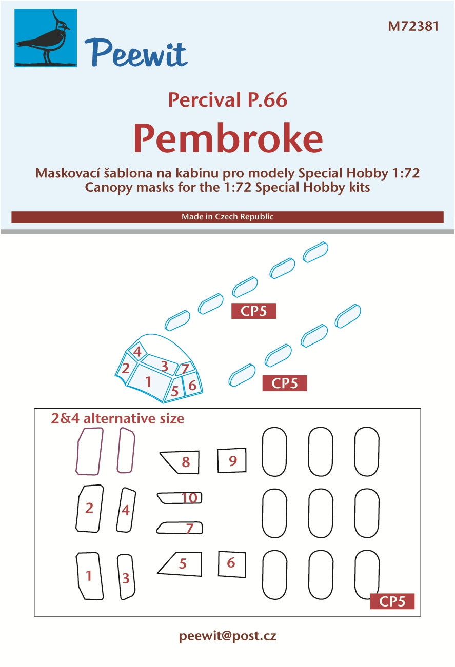 Peewit PEE72381 1:72 Percival P.66 Pembroke