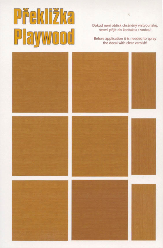 Peewit PEE74005 1:72 Plywood