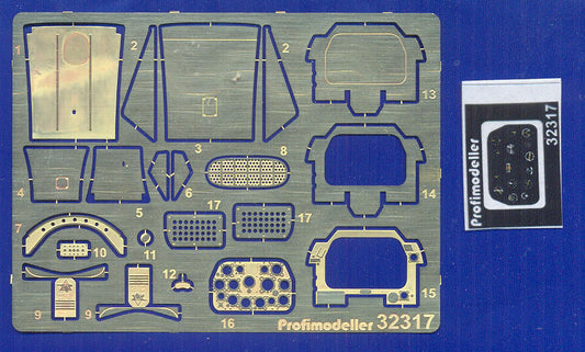 Profimodeller PF32317P 1:32 North-American P-51D Mustang detail set